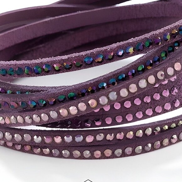 Touchstone Wrap Star Bracelet in Plum - Picture 1 of 2